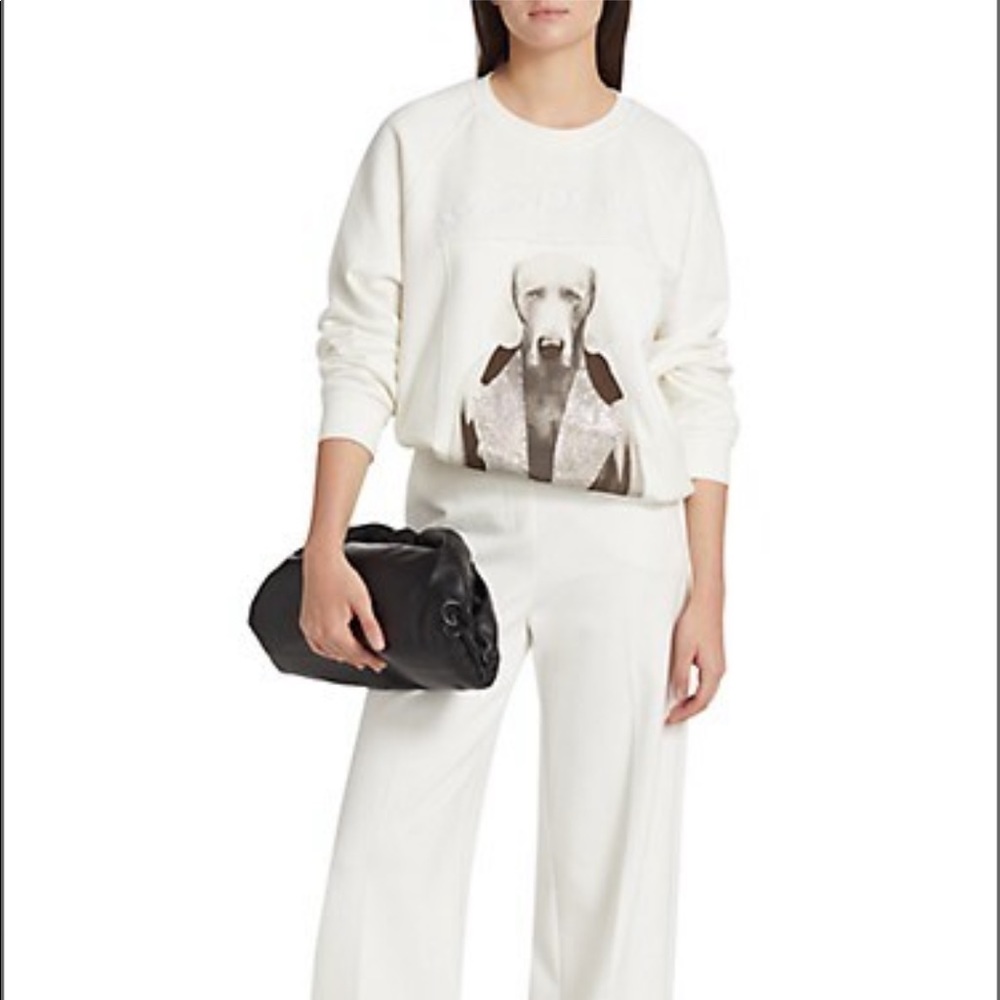 Max Mara sparkly Alcide dog sweatshirt